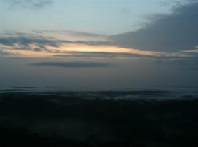 Sun starting to rise....