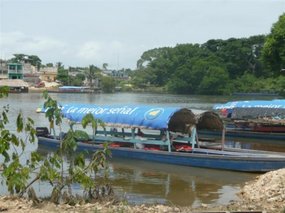 Local boats on the river