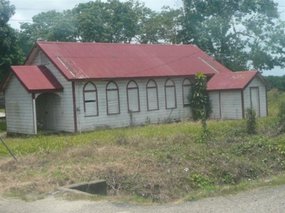 Typical village church on route