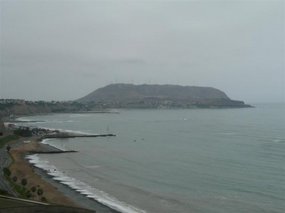 The coast of Lima!