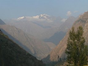 The incredible view as we started