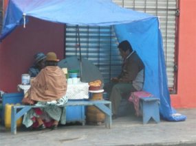Local cafe on the side of the road