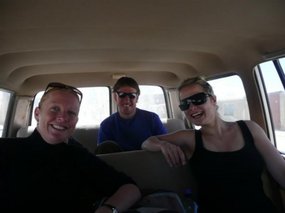 Ash and his jeep ladies ha ha!