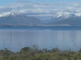 Passing one of the stunning 'Seven Lakes'