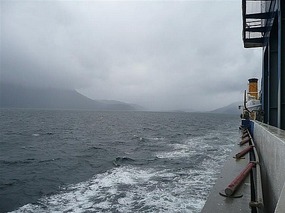 Phew finally leaving the Pacific Ocean!