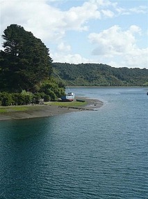 View down the river
