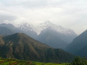 Wow the mountains we woke up to!