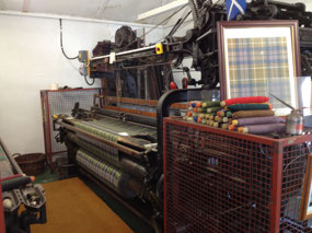 Loom at the Trossachs Woolen Mill