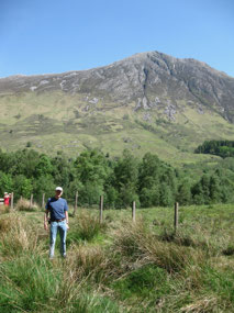 Mike in the Valley of Glencoe