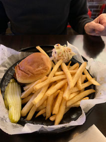 Pulled pork lunch