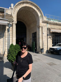 In front of the Old Agora in Limassol