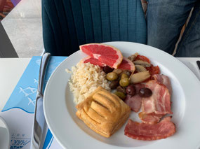 Mike's breakfast at the Park Beach