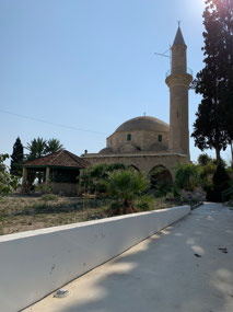 View of the mosque and minaret