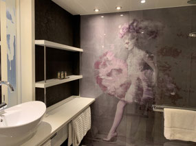 Scary woman in our shower