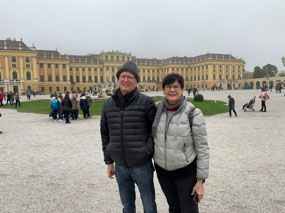 Mike and Nikki at Schönbrunn Palace
