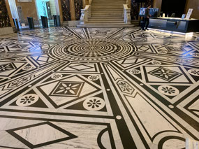 Lobby floor