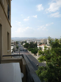 View of the Troodos from our balcony