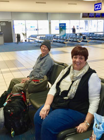 Waiting in airports!