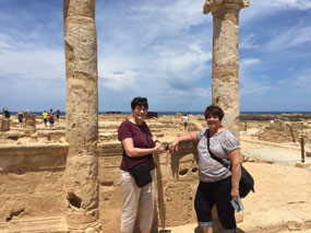 Nikki and Tammy at Paphos