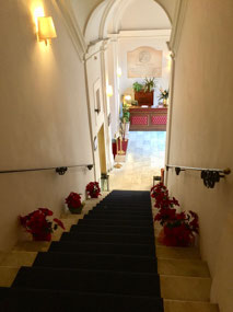 Stairway to the 2nd floor lobby