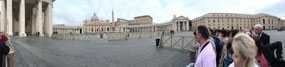 Pano of Saint Peter's Square