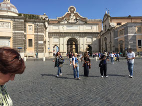 The North Gates in the Piazza Popolo