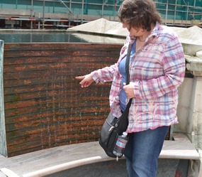 An interesting fountain in the park