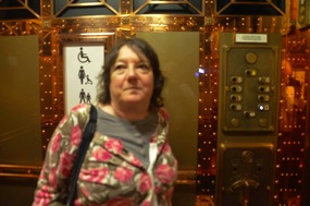 An ornate elevator