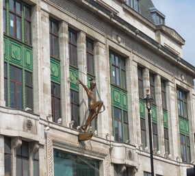 Figure on building