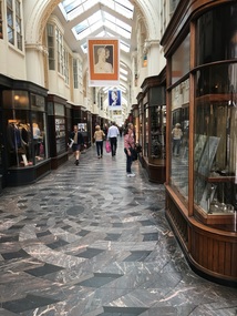 Inside the arcade