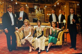 Downton Abby cast assembled