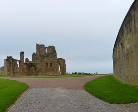 Side view of the Priory