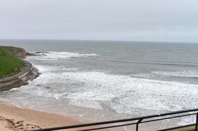 The beach below the Priory
