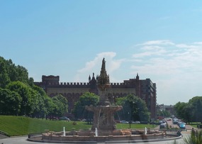 A fountain