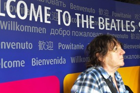 Entry to the Beatles Exhibit