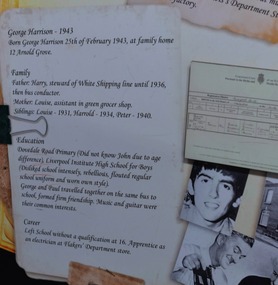 George's history at the exihibit