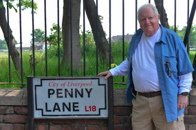 Norm at Penny Lane Entry