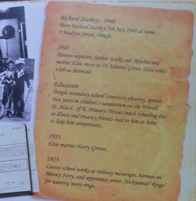 Ringo's history at exhibit