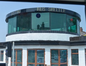 The shelter in the roundabout