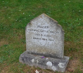 Pet cemetery grave marker