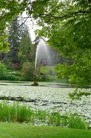 The fountain in Triton Lake