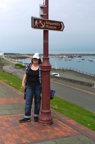 Melissa above the Maritime Museum