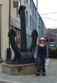 Melissa before the anchor