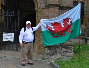 Norm with Welsh flag