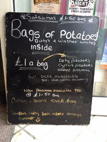 Potatoes in the Florist Shop