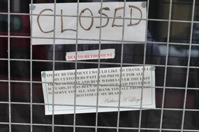 Sign on closed shop