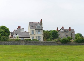 View towards town from above Maritime Museum