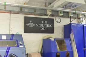 Sculpting department signage
