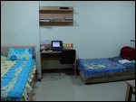 my desk and sofa bed