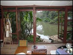 looking out on the canal